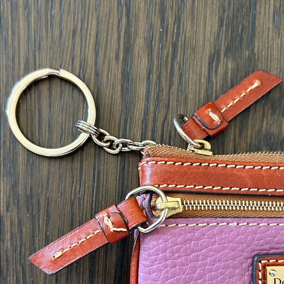 Dooney & Bourke Pebbled Leather Key Holder NWOT - Picture 3 of 6